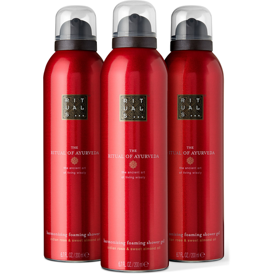 Rituals The Ritual of Ayurveda Shower Foam Value Pack 3x200 ml