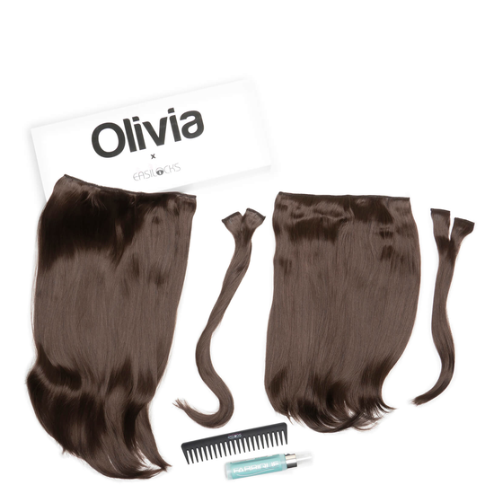 Olivia X Easilocks Straight Collection (Various Options) - Mocha Brown