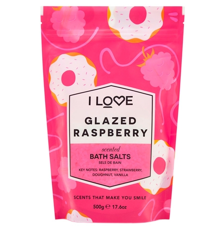 I Love Cosmetics Glazed Raspberry Badsalt - 500g