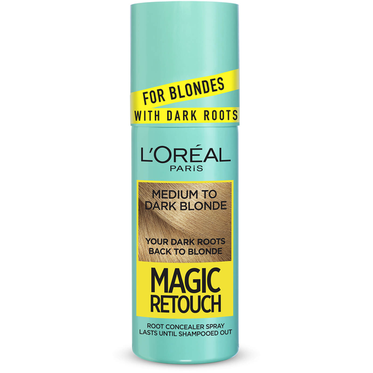 L'Oréal Paris Magic Retouch Temporary Instant Root Concealer Spray 75ml (Various Shades) - 7.3 Medium/Dark Blonde
