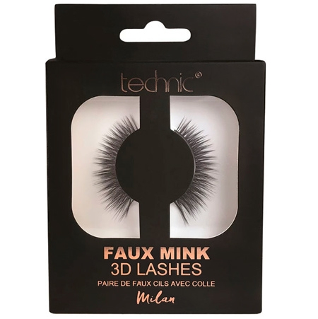 Technic Faux Mink 3D Lösögonfransar - Milan