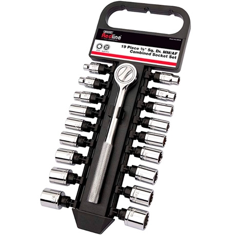 Draper Redline Hylsnyckelsatser Set - 19 st.
