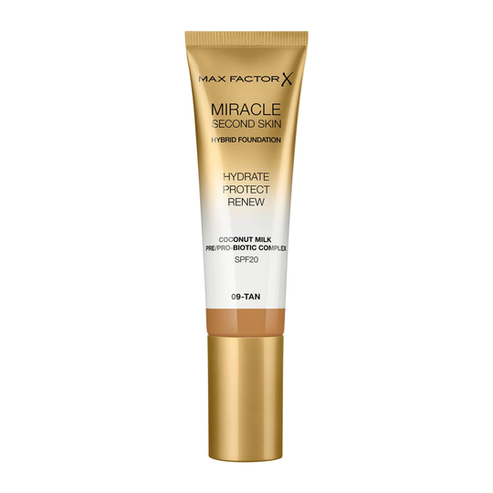 Max Factor Miracle Touch Second Skin 30ml (Various Shades) - Tan