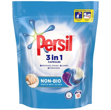 Persil 3in1 Non-Bio Tvättpods - 50 st
