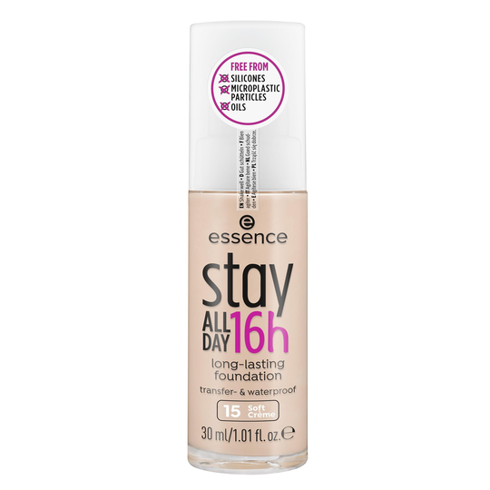 essence stay all day 16h long-lasting foundation 15 Soft Crème
