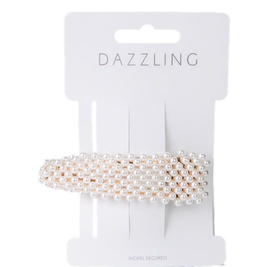 Dazzling Hår Pärlor hårklämma heltäckt