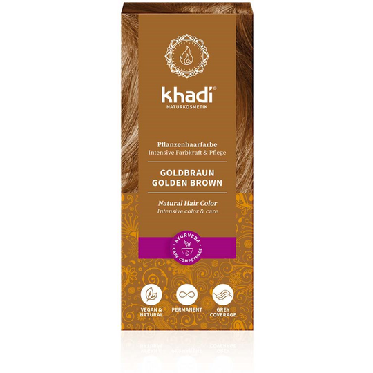 Khadi Herbal Hair Colour Golden Brown