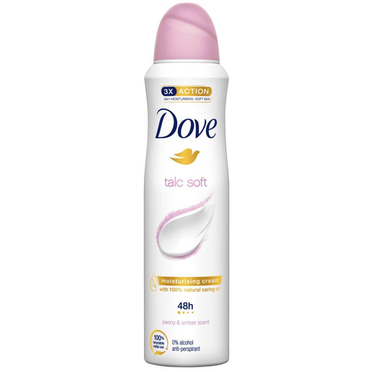Dove Talc Soft 48H Antiperspirant Deo Spray 150 ml