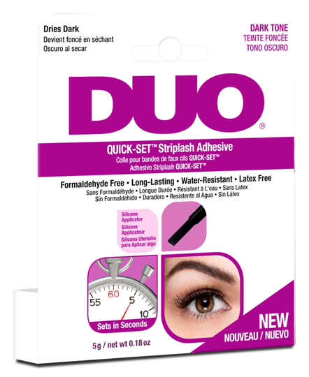 DUO Quick-Set Brush-On Lash Adhesive Dark