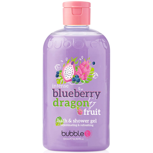 BubbleT Blueberry & Dragon Fruit Smoothie Bath & Shower Gel 500 ml