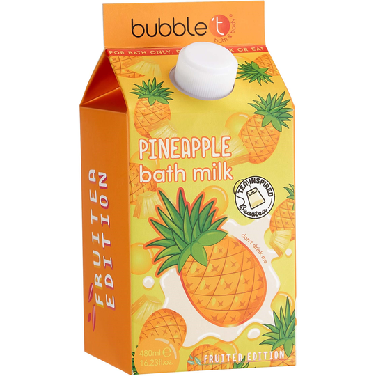 BubbleT Fruitea Pineapple Bath Milk 480 ml