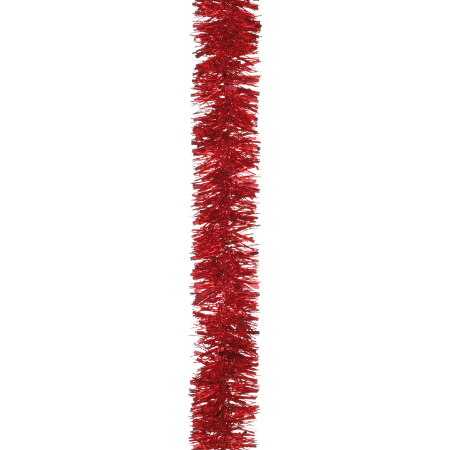 Festive Röd Glitter Krans - 200x10 Cm