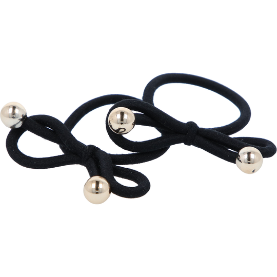By Lyko Hair Tie Rosette 2 Pack Black