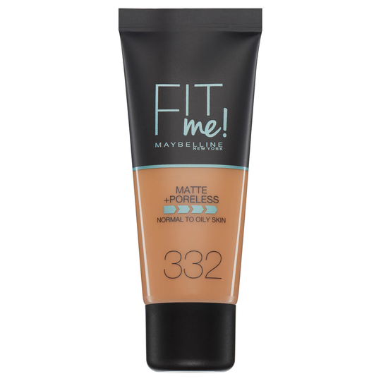 Maybelline Fit Me! Matte & Poreless Foundation 30 ml (olika nyanser) - 332 Golden