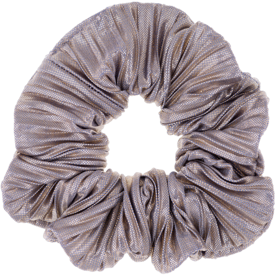 Dazzling Scrunchie Dark Grey Metallic