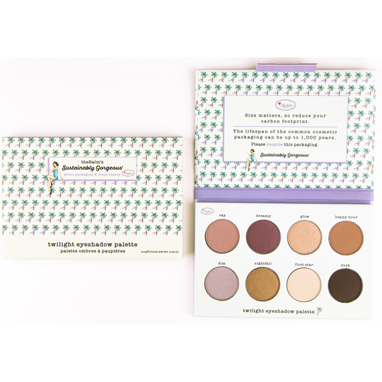 the Balm Sustainably Gorgeous Twilight Eyeshadow Palette 8-well Eyesha