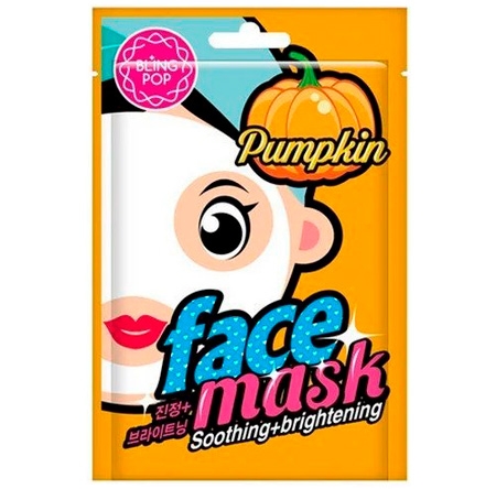 Bling Pop Pumpkin Sheet Mask