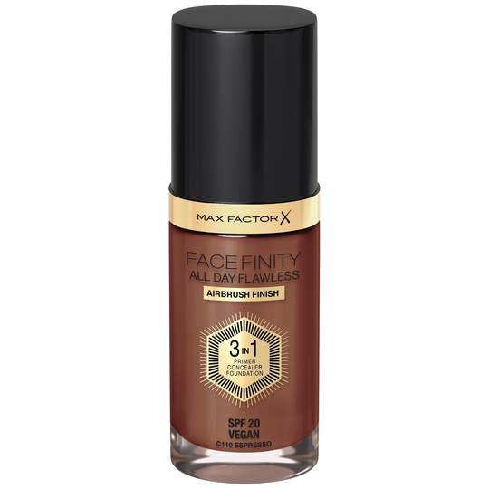 Max Factor All Day Flawless 3in1 Foundation 110 Espresso