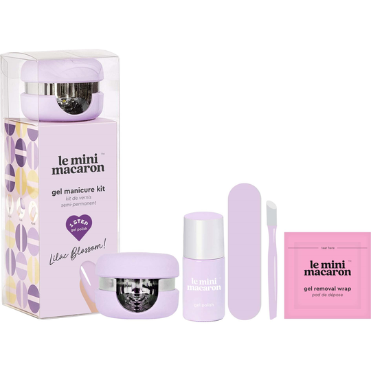 Le Mini Macaron Manicure Kit Lilac Blossom