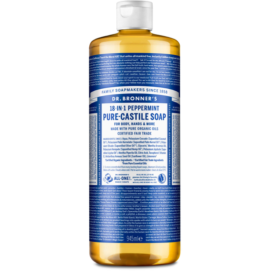 Dr. Bronner's Liquid Soap Peppermint 945 ml