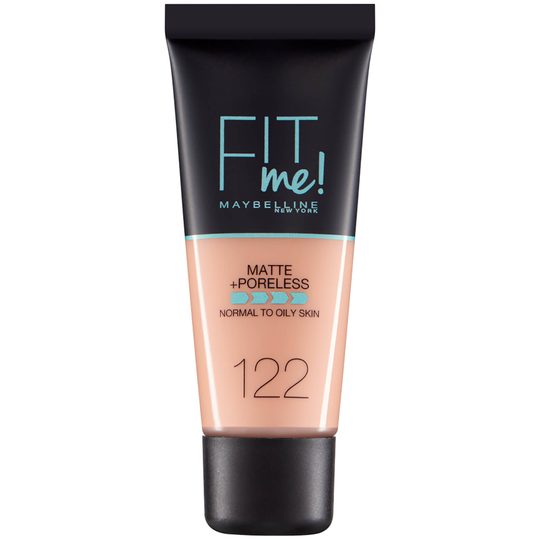 Maybelline Fit Me! Matte & Poreless Foundation 30 ml (olika nyanser) - 122 Creamy Beige