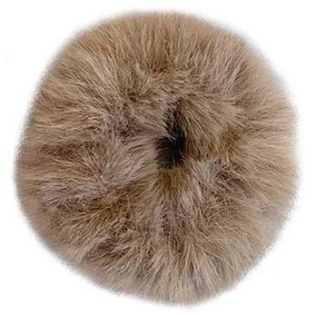 Make Up Store Scrunchie Furry Beige