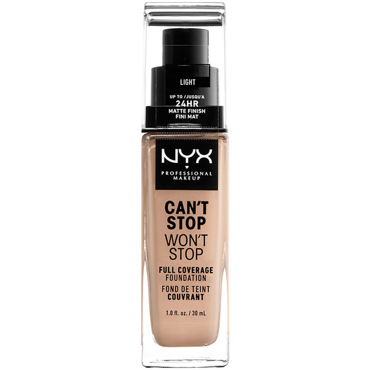NYX PROFESSIONAL MAKEUP Can't Stop Won't Stop Foundation Light