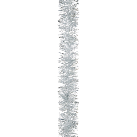 Festive Silver Glitter Krans - 200x10 Cm