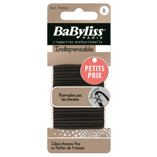 BaByliss Paris Accessories Svart snodd 22 st