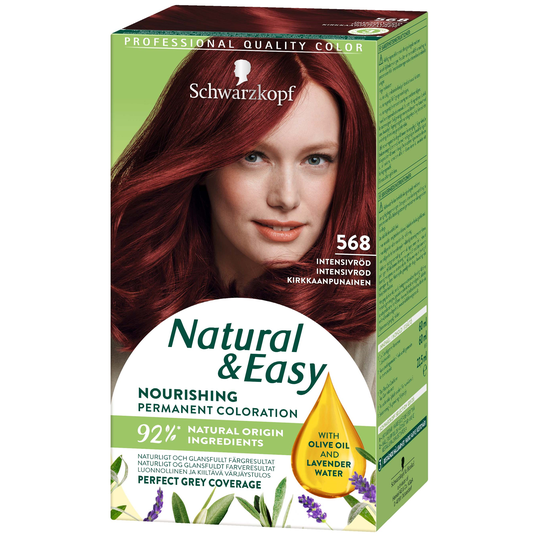 Schwarzkopf Natural & Easy Hair Color 568 Intensivröd