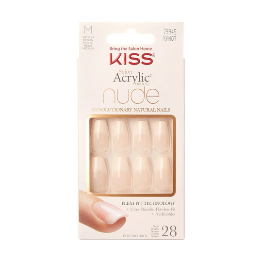 Acrylic Nude Artificial Nails 79945 Leilani