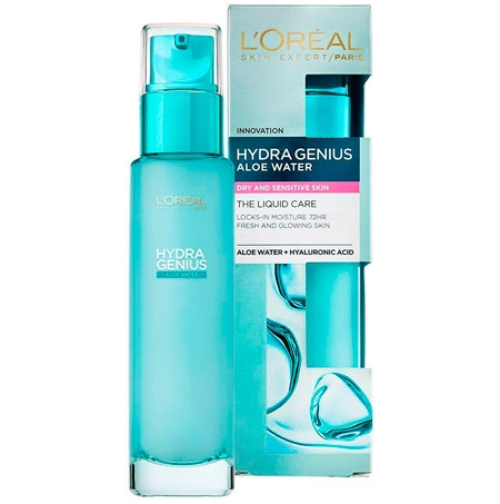 L'Oreal Hydra Genius Sensitive Aloe Dagkräm - 70ml