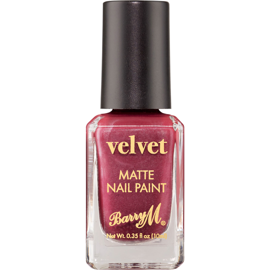 Barry M Velvet Nail Paint Crimson Couture