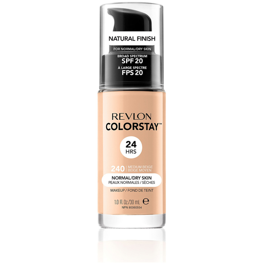 Revlon ColorStay Make-Up Foundation for Normal/Dry Skin (Various Shades) - Medium Beige