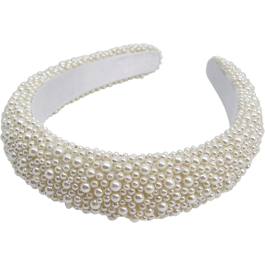 PIPOLS BAZAAR Coco Beaded Headband White