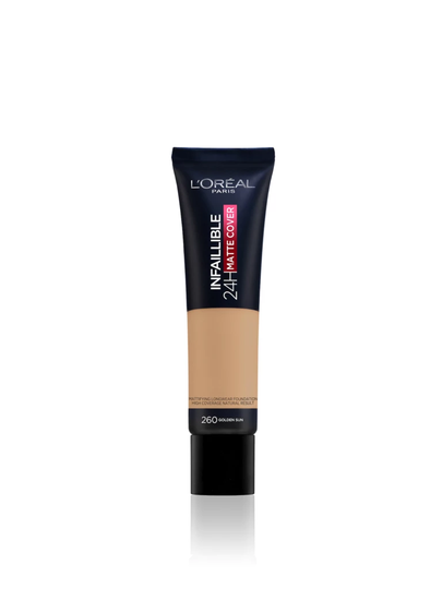 Infaillible 24H Matte Cover Foundation 260 Golden Sun