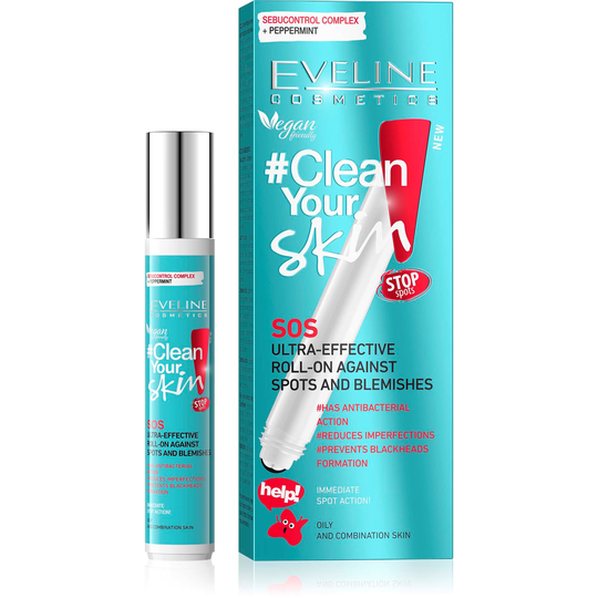 Eveline Cosmetics Clean Your Skin Sos Ultra-Effective Roll-On 15 ml