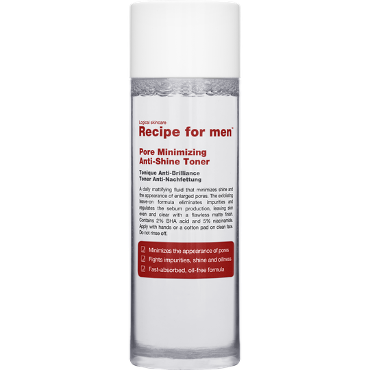 Recipe for men Pore Minimizing Anti-Shine Toner 100 ml