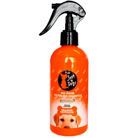 Just 4 Dogs Orange Infusion No Rinse Shampoo - 300ML