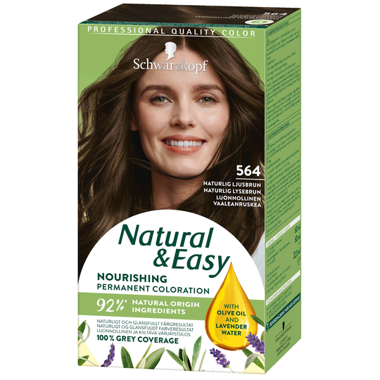 Schwarzkopf Natural & Easy Hair Color 564 Naturlig Ljusbrun