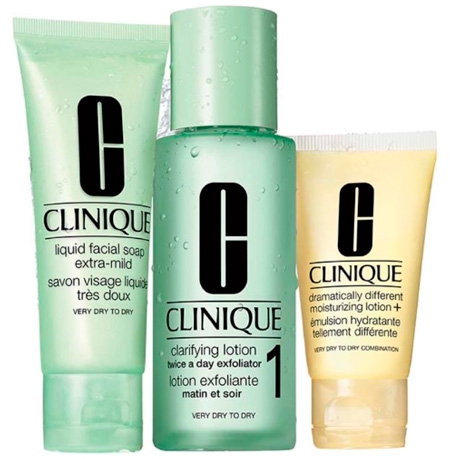 Clinique 3-Step Intro Kit - Hudtyp 1