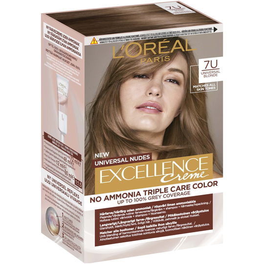 Loreal Paris Excellence Universal Nudes Blonde 7U