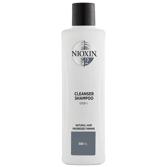 NIOXIN 3-Part System 2 Cleanser Shampoo for Natural Hair with Progressed Thinning 300 ml