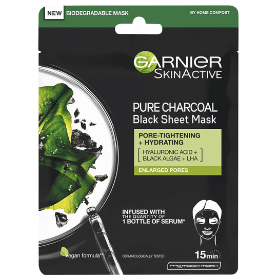 Garnier Charcoal & Algae Hydrating Face Sheet Mask