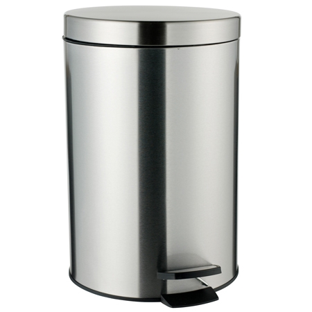 Leifheit Pedalhink 12 Liter - Silver