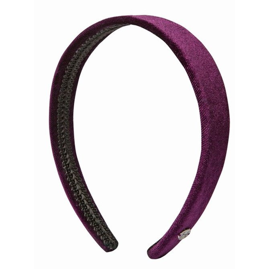 Hermine Hold Discothèque Collection HH Solid Velvet Headband Plum