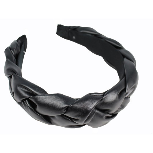 By Lyko Diadem Braided Velvet Leather
