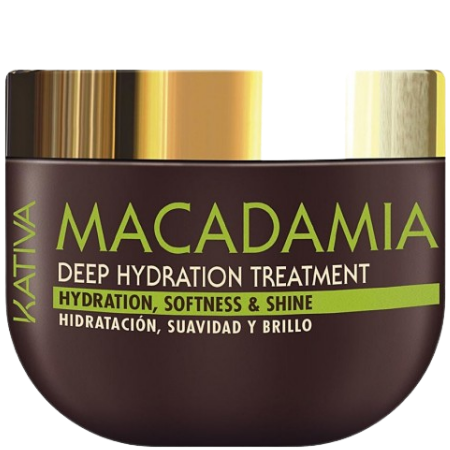 Kativa Macadamia Djup Hydrering Hårbehandling - 500 Ml