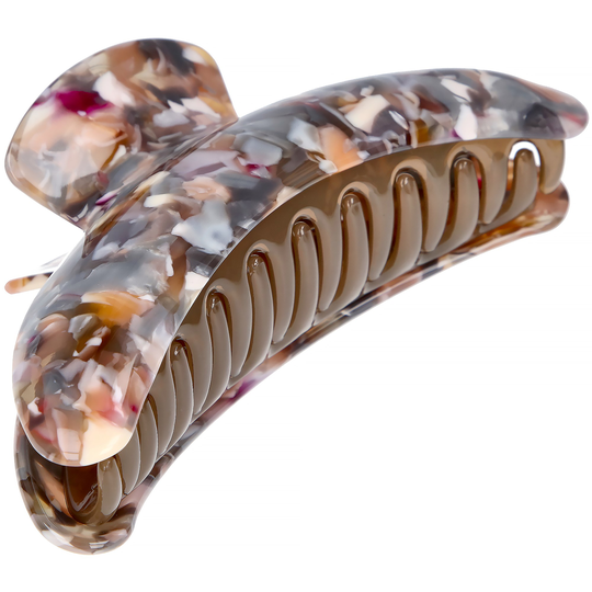 ByBarb Hair Claw Faye Grey, White, Lavender