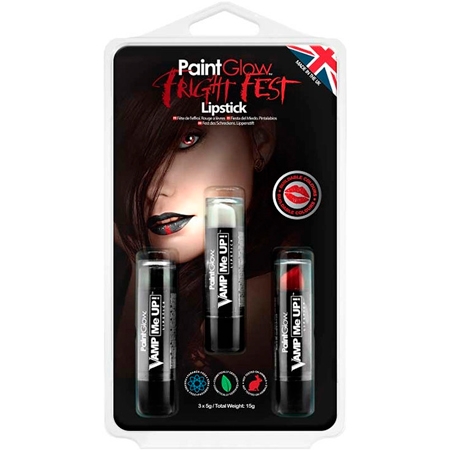 PaintGlow Fright Fest Läppstift - 3 stk
